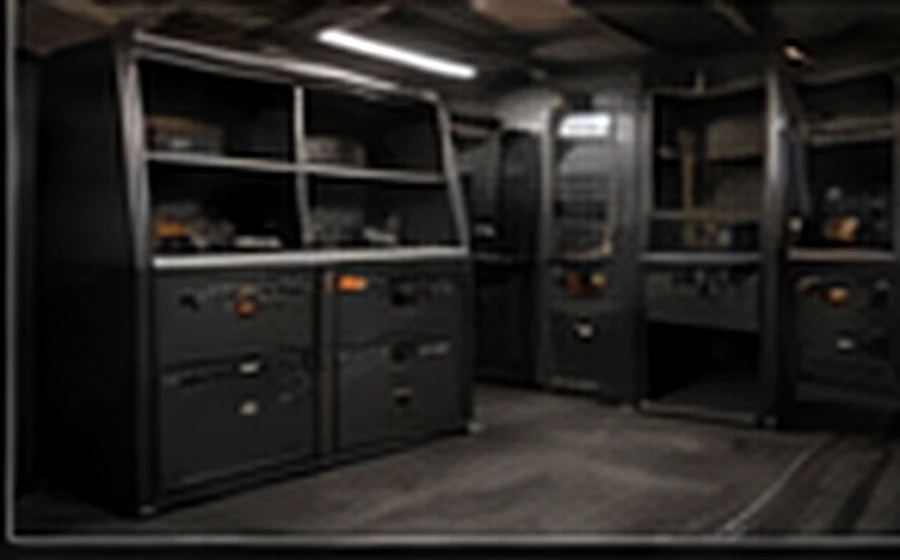Emergency vehicle equipment cabinet