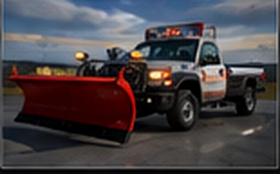 Public works warning vehicle