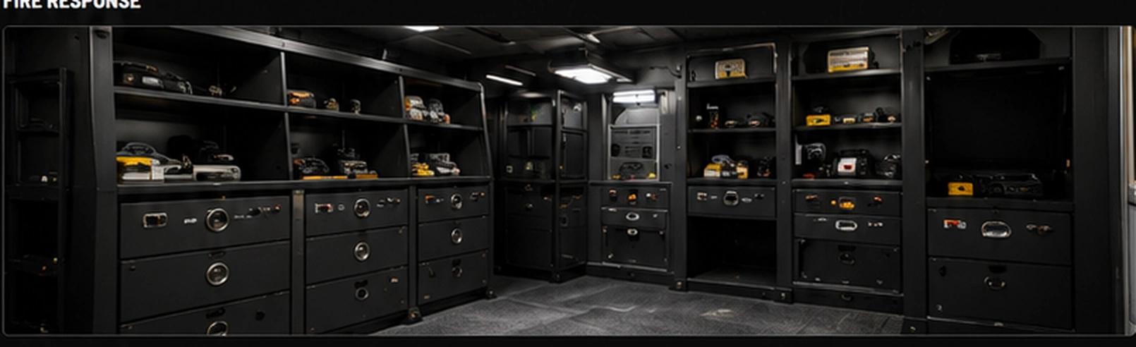 Representative mobile radio and control installation